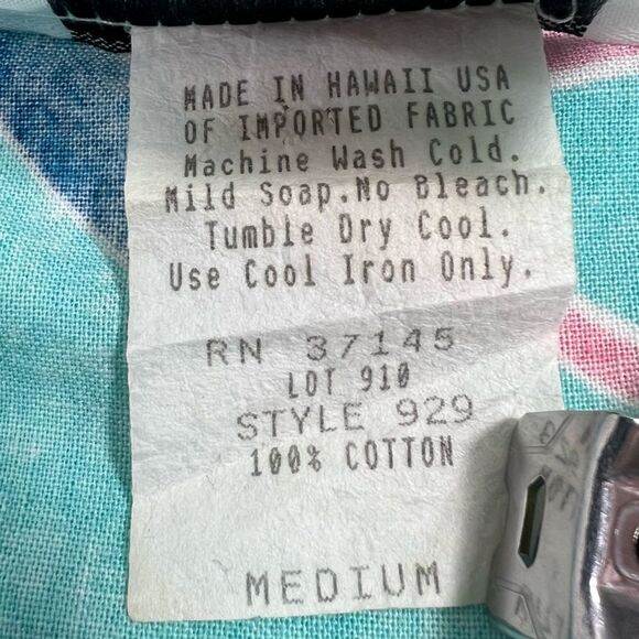 Vintage 80’s Hilo Hattie Hawaiian Print Romper - Picture 7 of 13